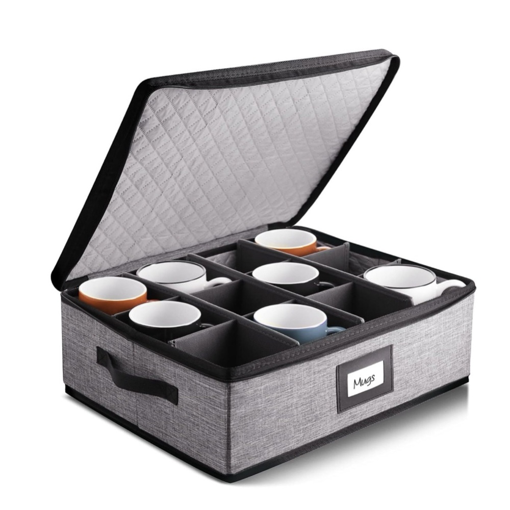 NEW Cup/Mug Storage Case (holds 12 cups/mugs)